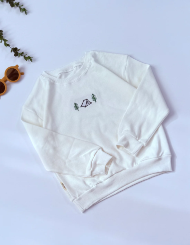 بلوز کمپ پنبه ماندانا | بلوز گرم و لطیف ارگانیک برای کودکان حساس