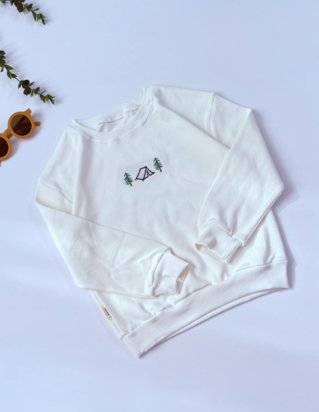 بلوز کمپ پنبه ماندانا | بلوز گرم و لطیف ارگانیک برای کودکان حساس