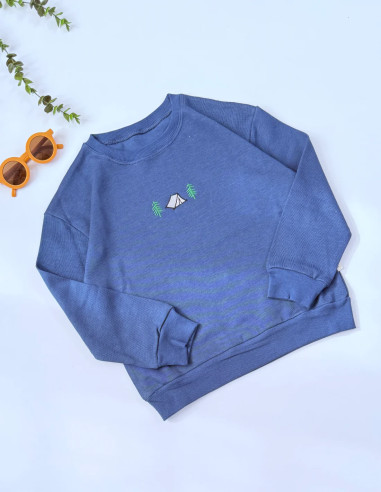 بلوز کمپ پنبه ماندانا | بلوز گرم و لطیف ارگانیک برای کودکان حساس