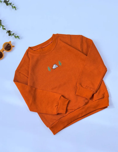 بلوز کمپ پنبه ماندانا | بلوز گرم و لطیف ارگانیک برای کودکان حساس