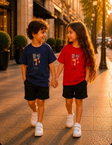 تیشرت نخ پنبه گوزن