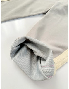 شلوار بگ بغل نوار طوسی 2