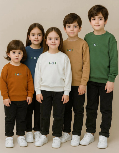 بلوز کمپ پنبه ماندانا | بلوز گرم و لطیف ارگانیک برای کودکان حساس